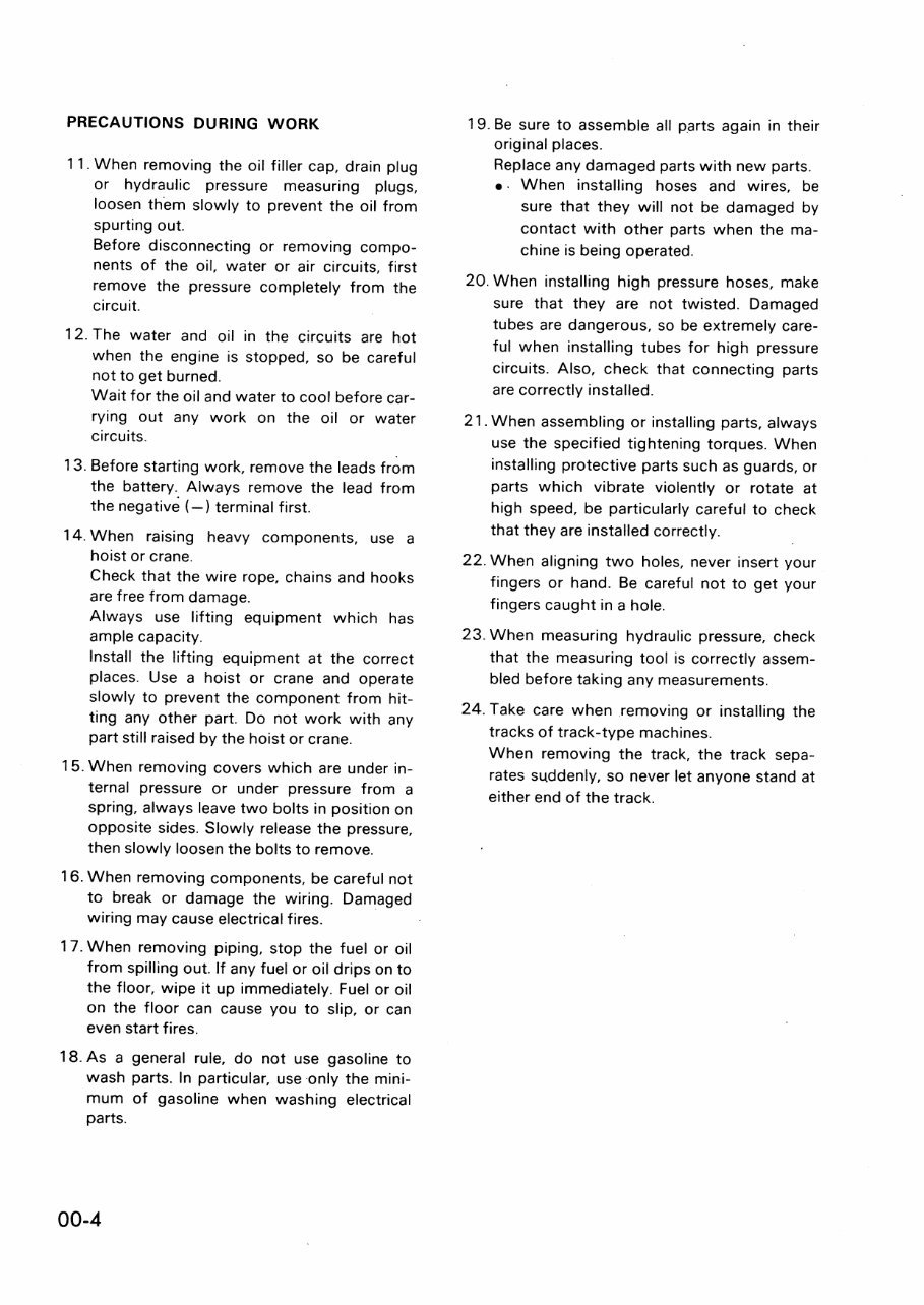 KOMATSU PC210,PC210LC-5KP, PC240,PC240LC,PC240NLC-5KP Hydraulic Excavator Service Repair Shop Manual preview img 8