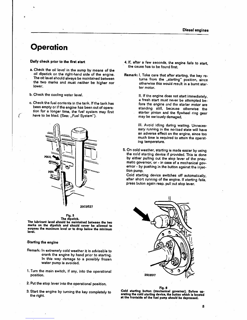 DAF Diesel Engine 575, 615 Series Operators Manual preview img 5