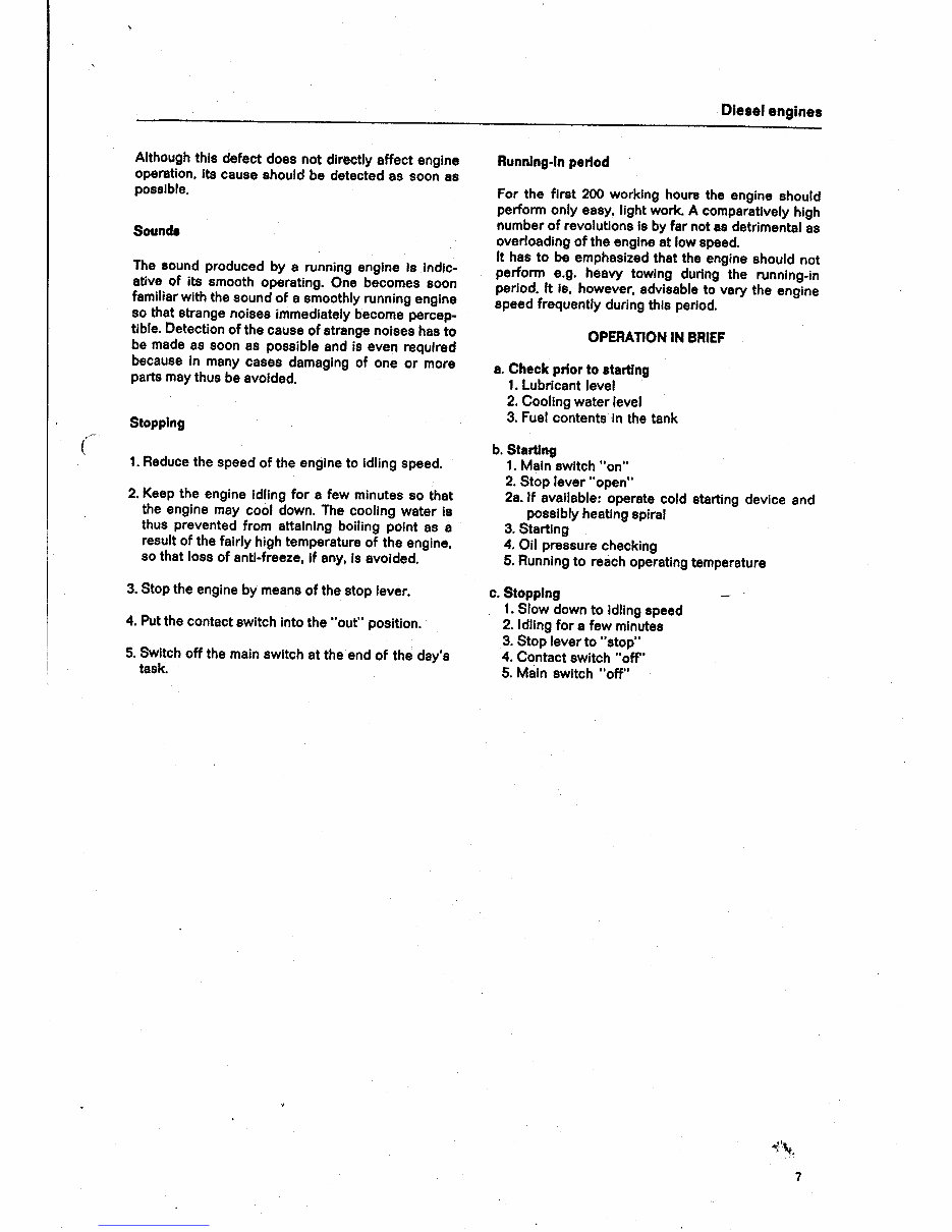 DAF Diesel Engine 575, 615 Series Operators Manual preview img 7