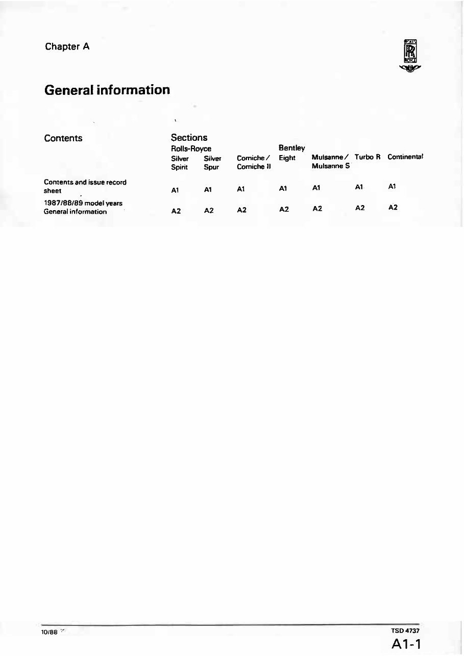 1987-1989 Rolls-Royce & Bentley Motor Cars Engine Management Systems Workshop Manual preview img 4