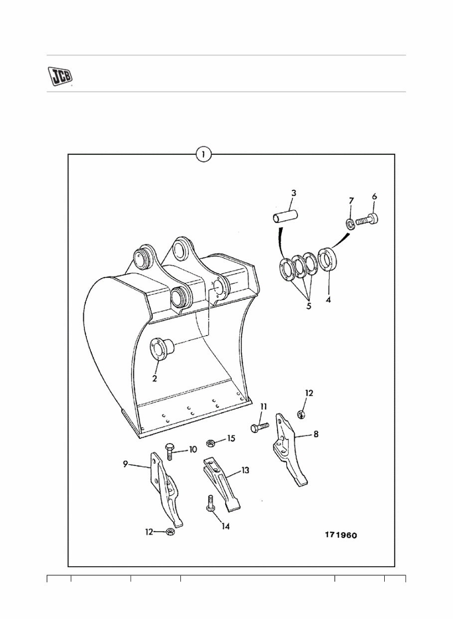 JCB JS70 OFFSET Tracked Excavator Parts Catalogue Manual (SN: 00695001-00695500) preview img 10