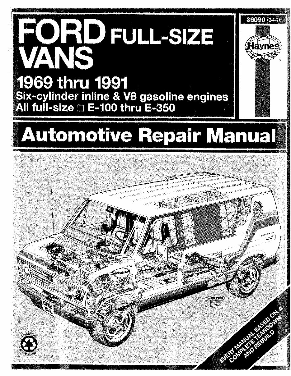 1990 Ford E-350 Econoline Service & Repair Manual Software preview img 1