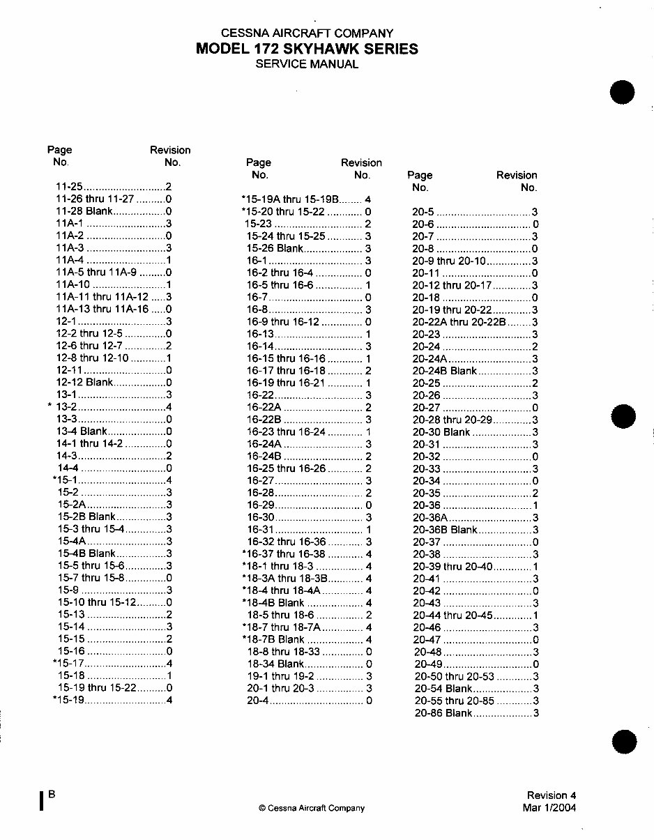 CESSNA 172 SKYHAWK Series Workshop Manual 1969-1976 preview img 3
