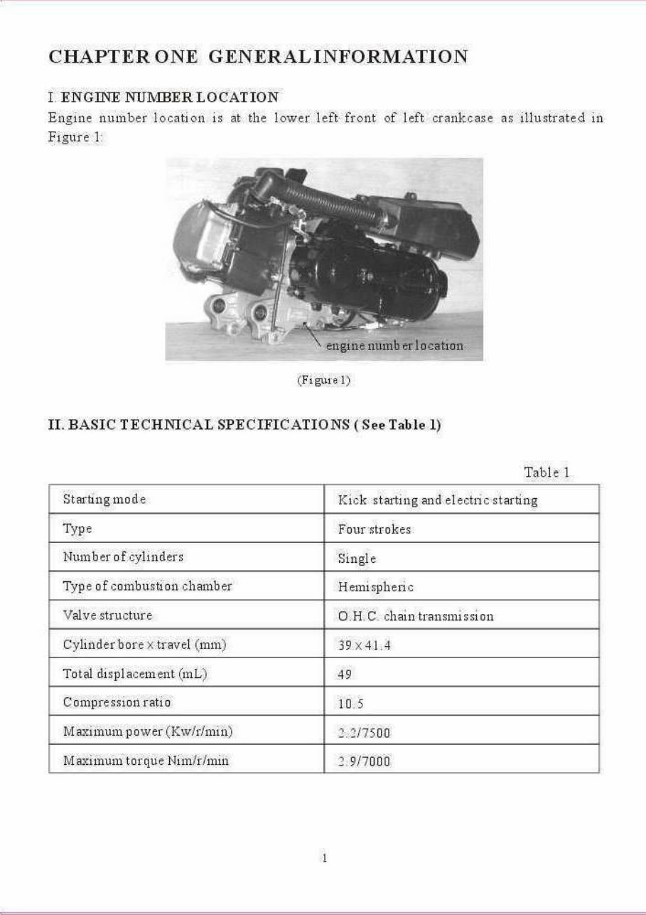 BAOTIAN 139QMA 139QMB Scooter Engine Service Repair Manual preview img 4