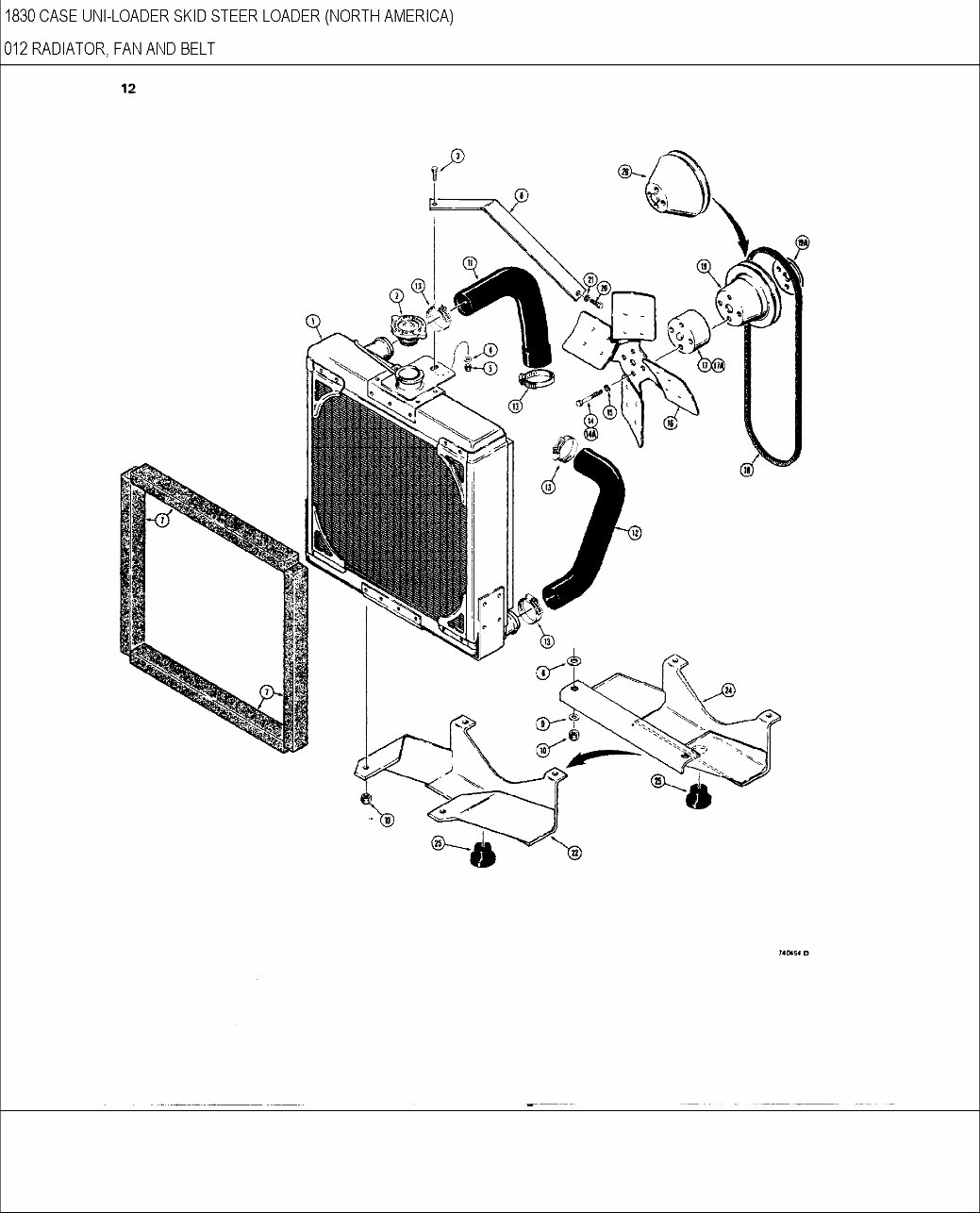 CASE 1830 Skid Steer Loader Parts Catalog Manual preview img 8