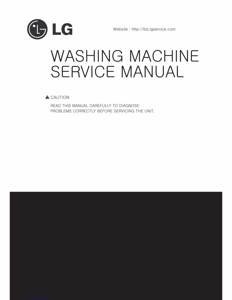 LG WM2650HRA Service Manual & Repair Guide preview img 1