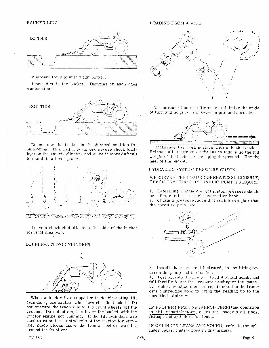 Kubota Tractors 1200 Front Loader Owners Manual preview img 5