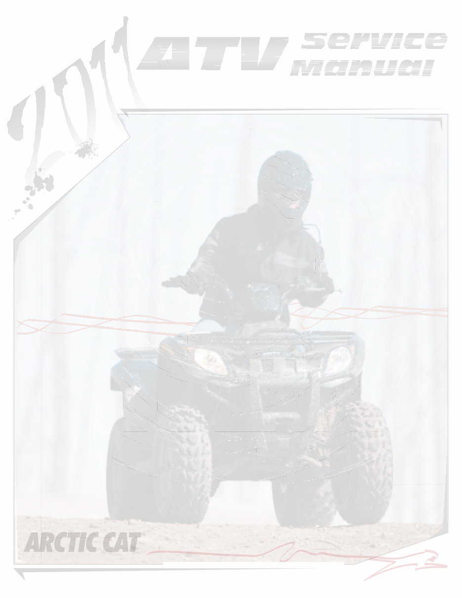  2012 Arctic Cat Utility 300/DVX 300 Repair Manual ATV preview img 3