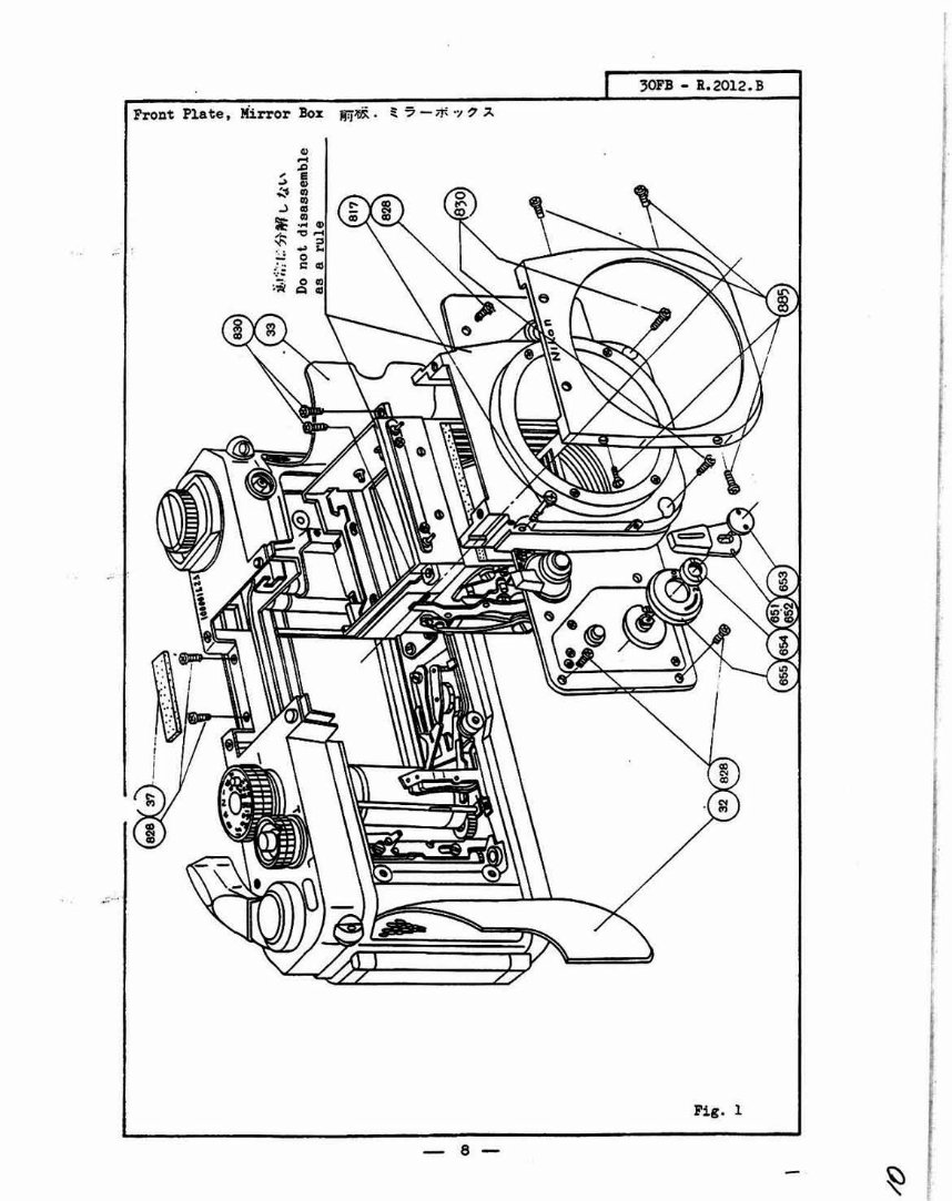 Nikon F2 Repair Manual & Parts List preview img 10