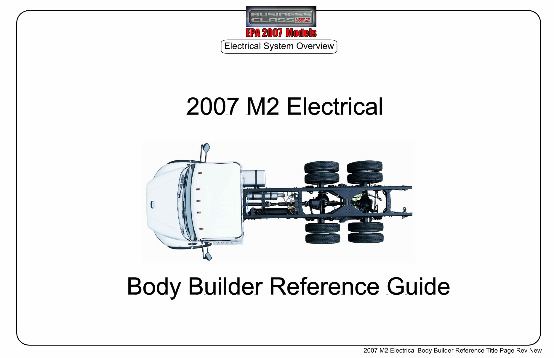 2007 Freightliner M2 Electrical Body Builder Reference Guide preview img 1