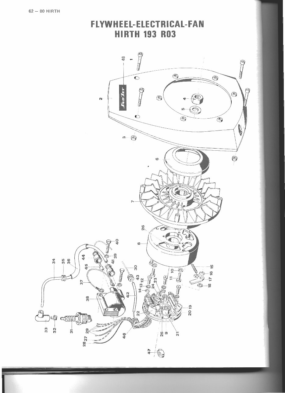 Hirth 292 single snowmobile engine parts manual preview img 6