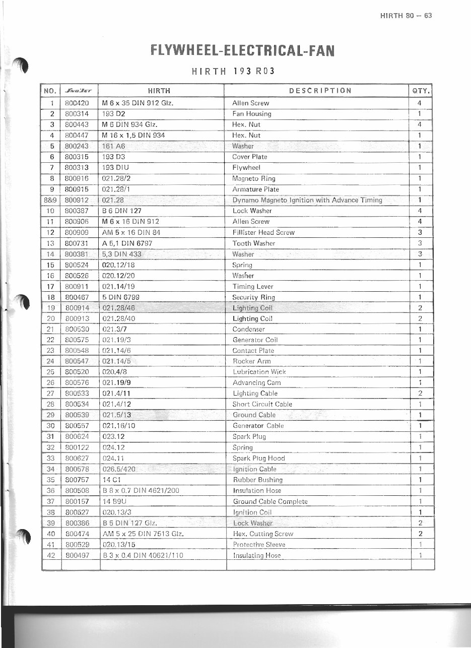 Hirth 292 single snowmobile engine parts manual preview img 7