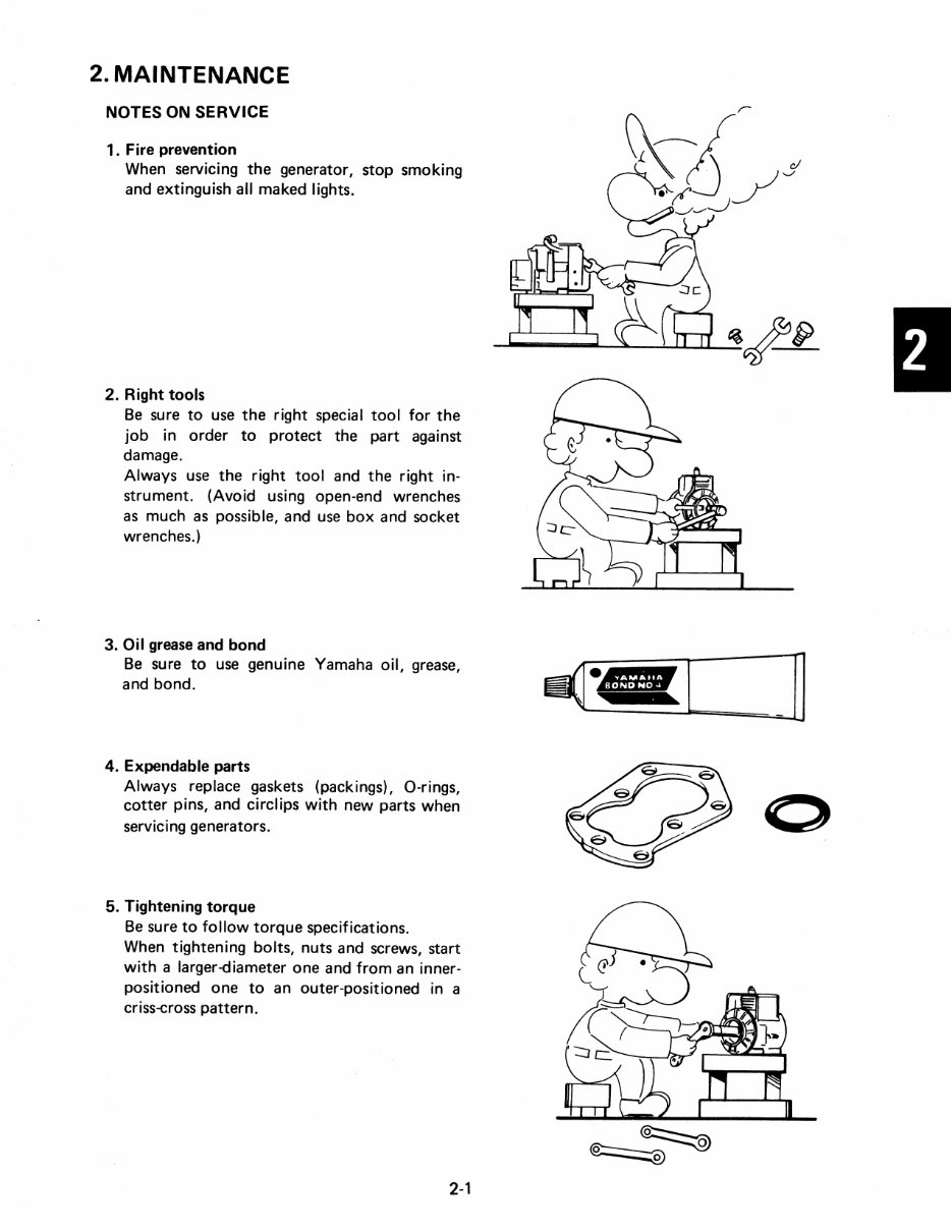 Yamaha EF600 Generator Service Manual preview img 10
