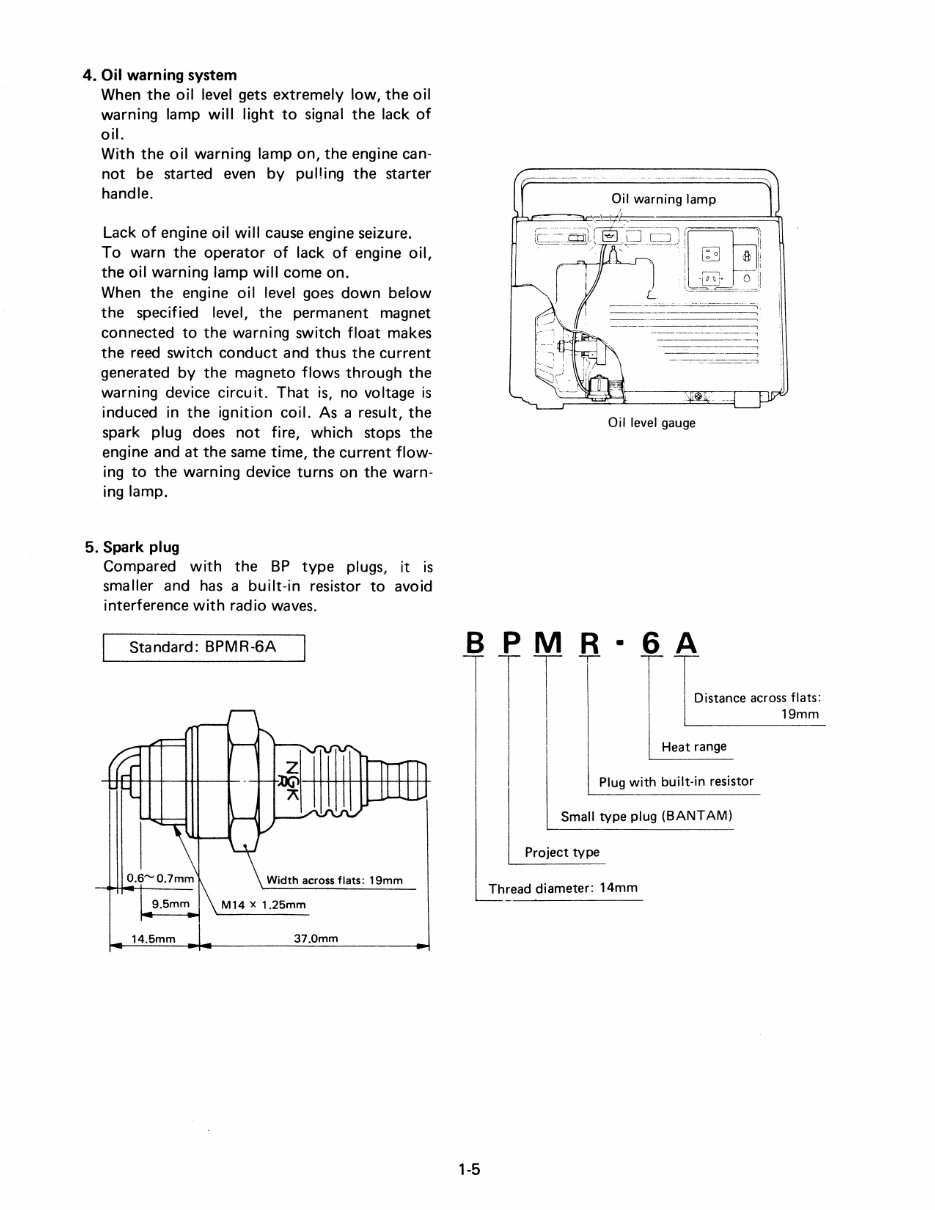Yamaha EF600 Generator Service Manual preview img 9