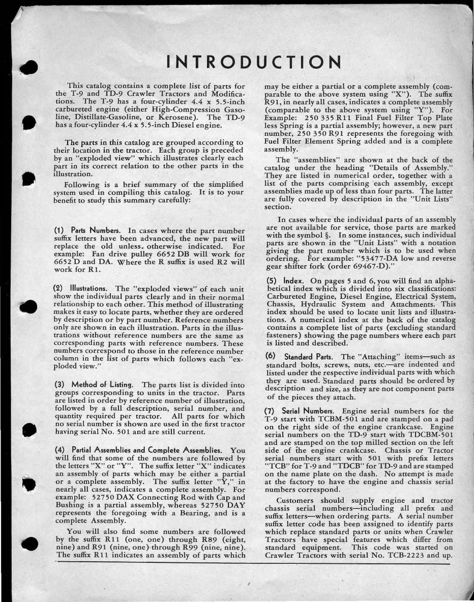 IH International Harvester TD-9 Crawler Tractors Parts Catalog Manual IPL IPC TC-24E - preview img 4