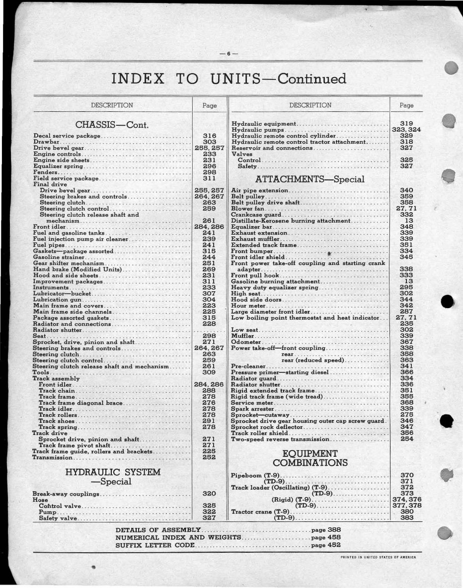 IH International Harvester TD-9 Crawler Tractors Parts Catalog Manual IPL IPC TC-24E - preview img 9