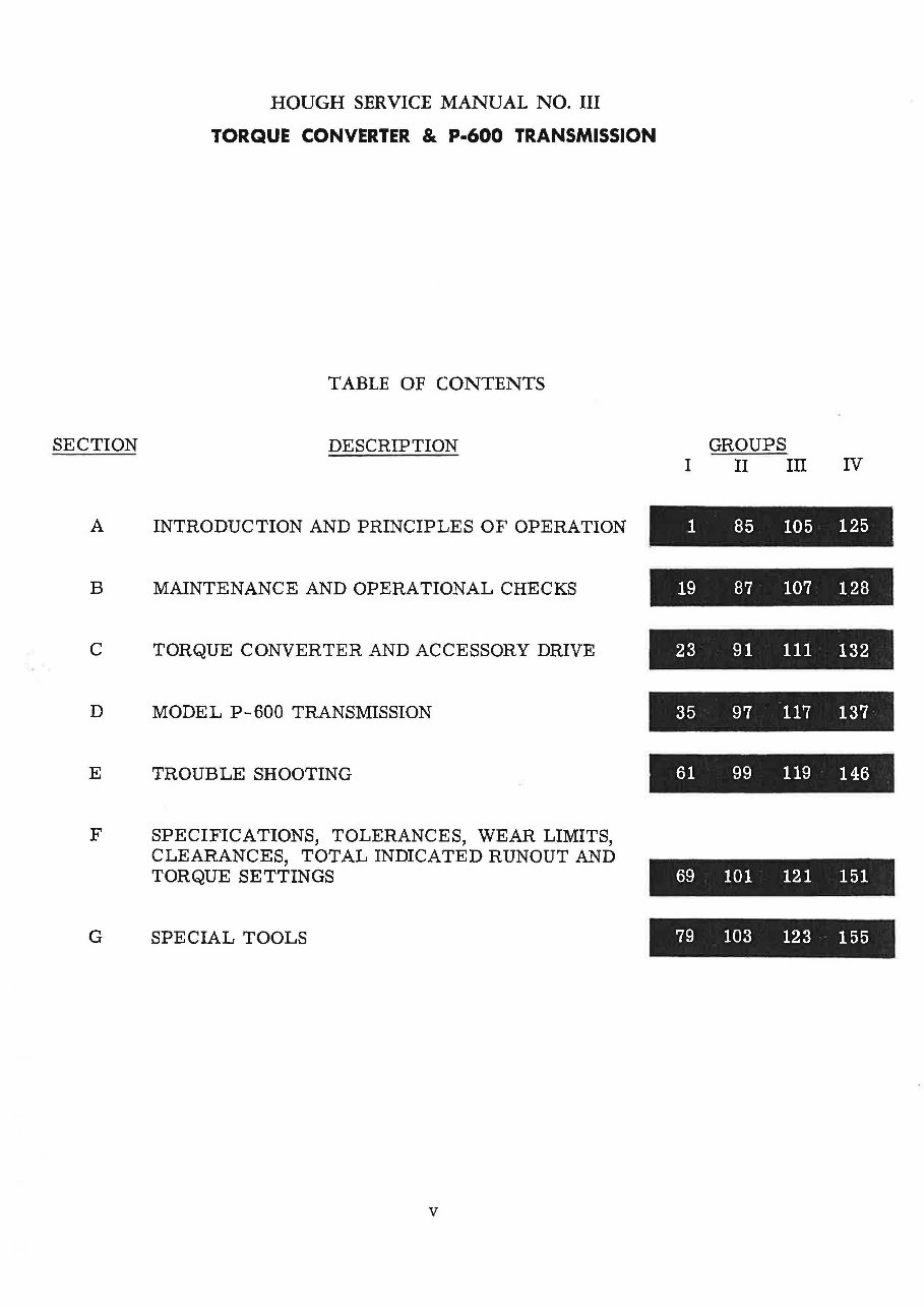 Hough P600 Transmission Service & Repair Manual preview img 9