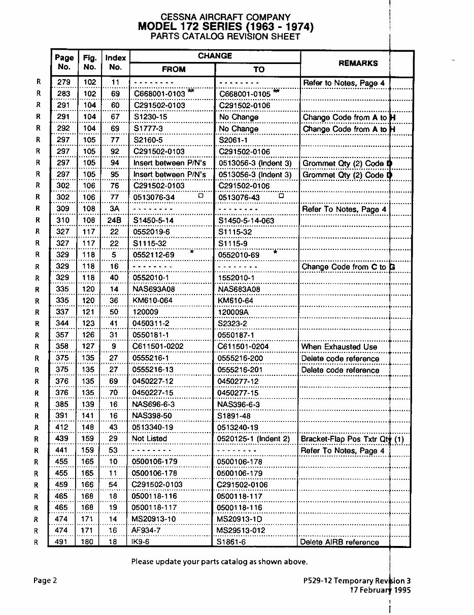 1963-1974 Cessna 172 Parts Catalog preview img 10