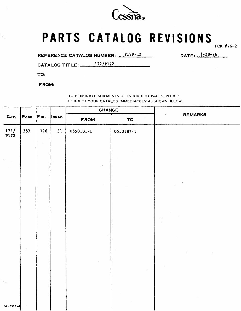 1963-1974 Cessna 172 Parts Catalog preview img 3