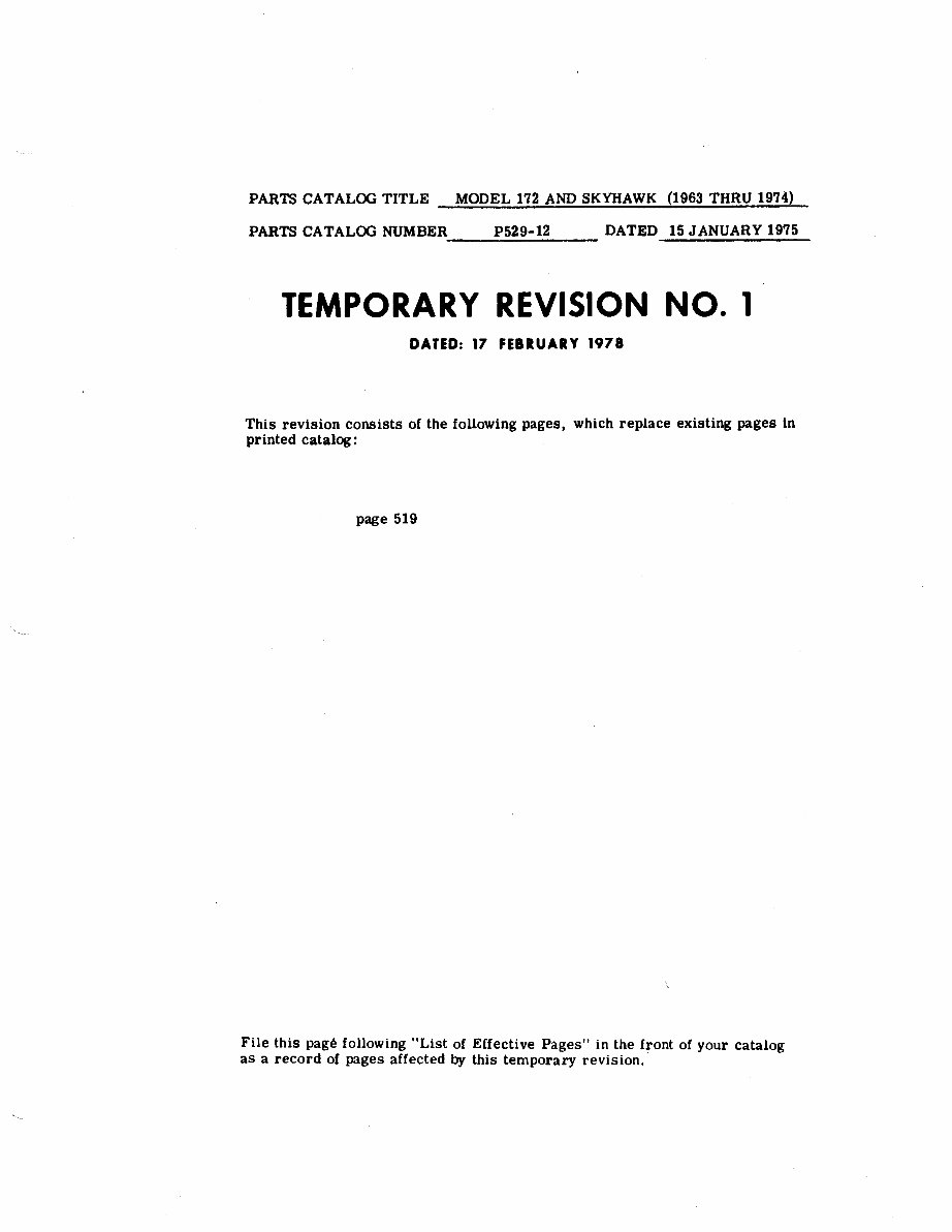 1963-1974 Cessna 172 Parts Catalog preview img 4