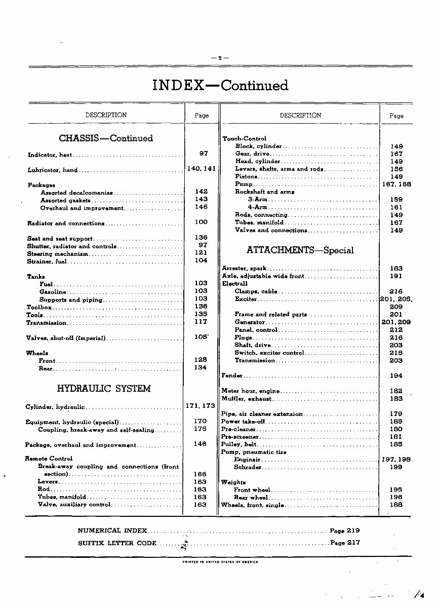 Farmall C Parts Catalog TC-38-C Part Manual Tractor IH preview img 8