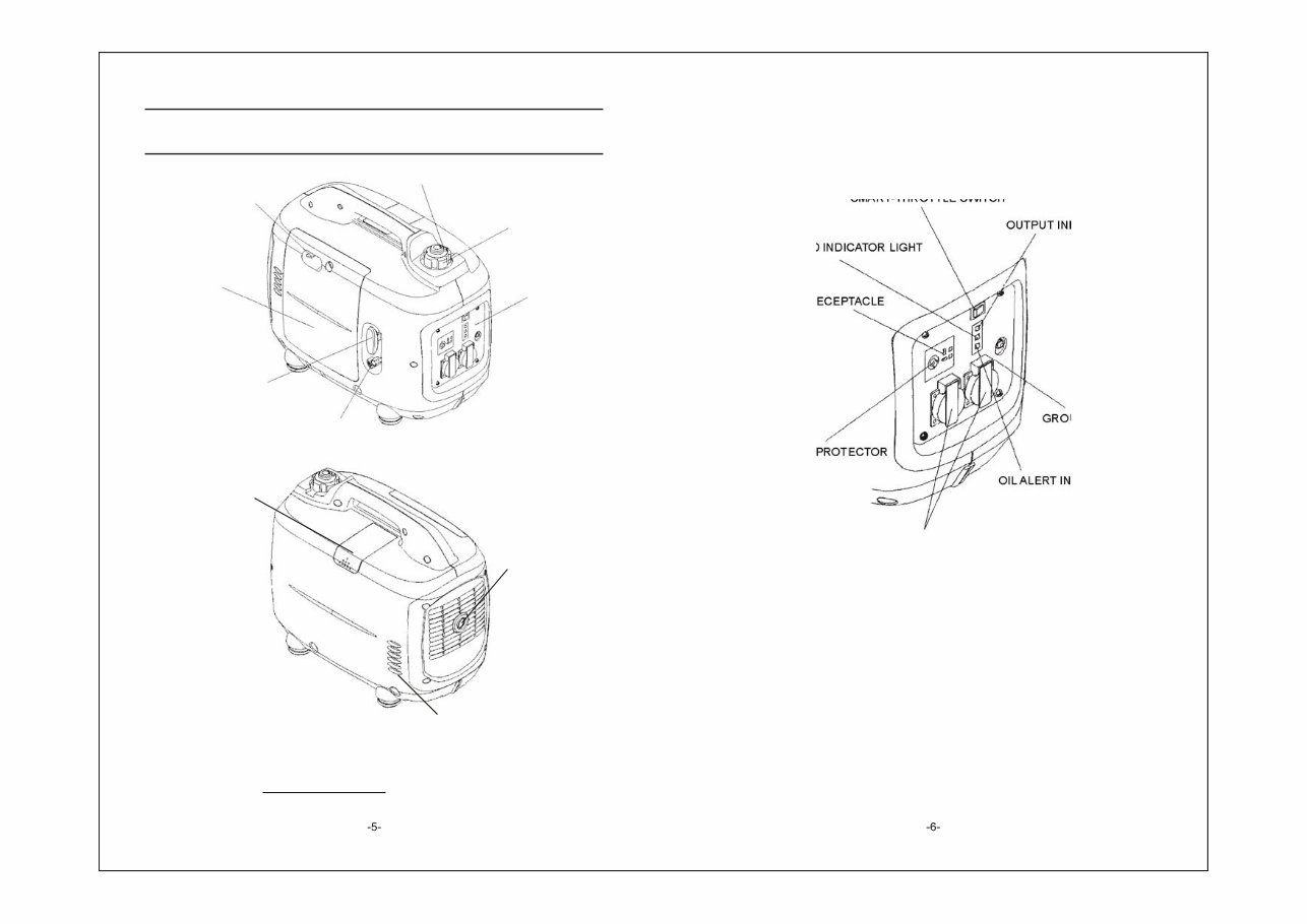Kipor KGE2000TC generator user and parts manual preview img 5