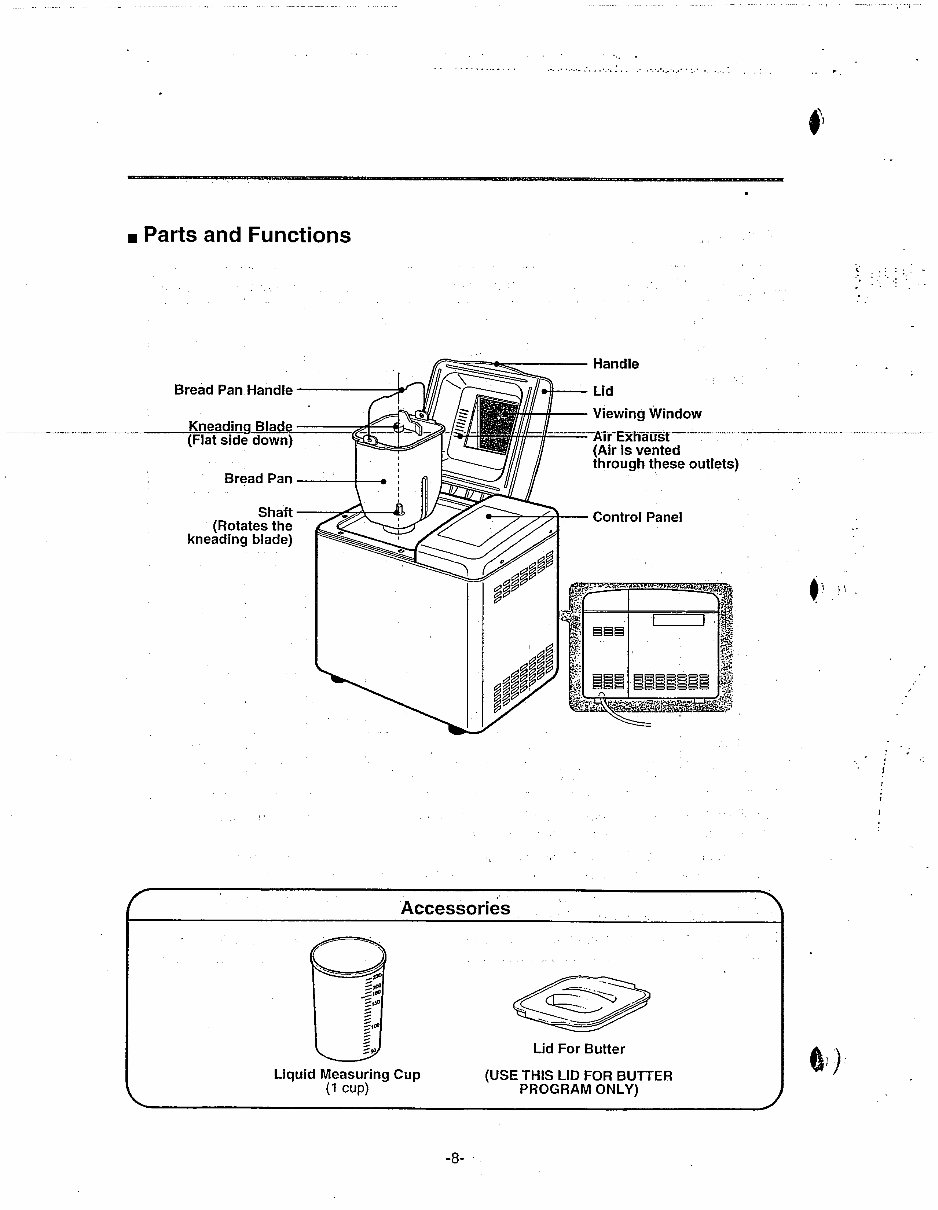 Toastmaster Platinum Bread Butter Maker Parts model 1199S instruction manual recipes preview img 8