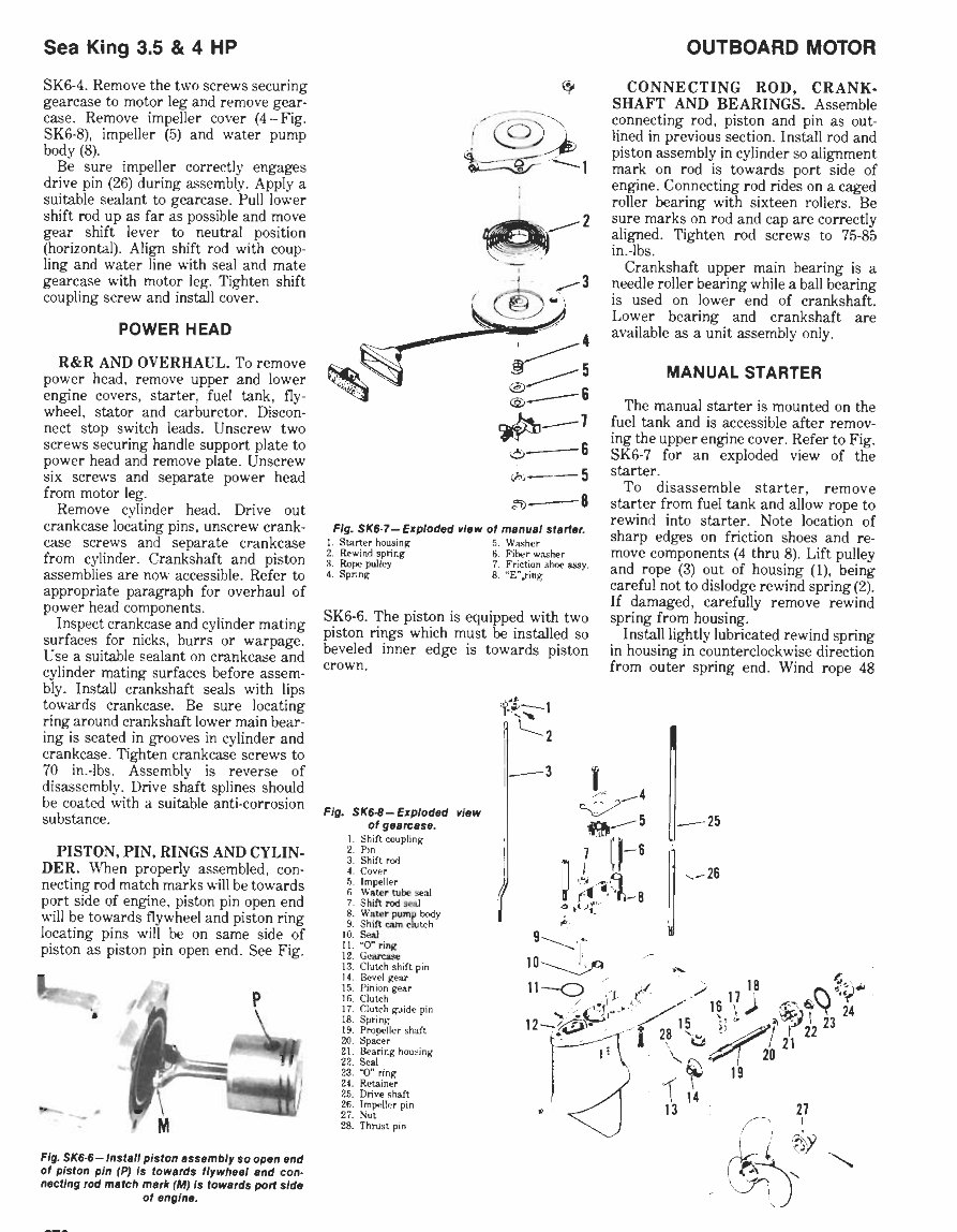 1970-1984 Sea King 3.5HP to 55 HP Outboard Service & Repair Manual preview img 3