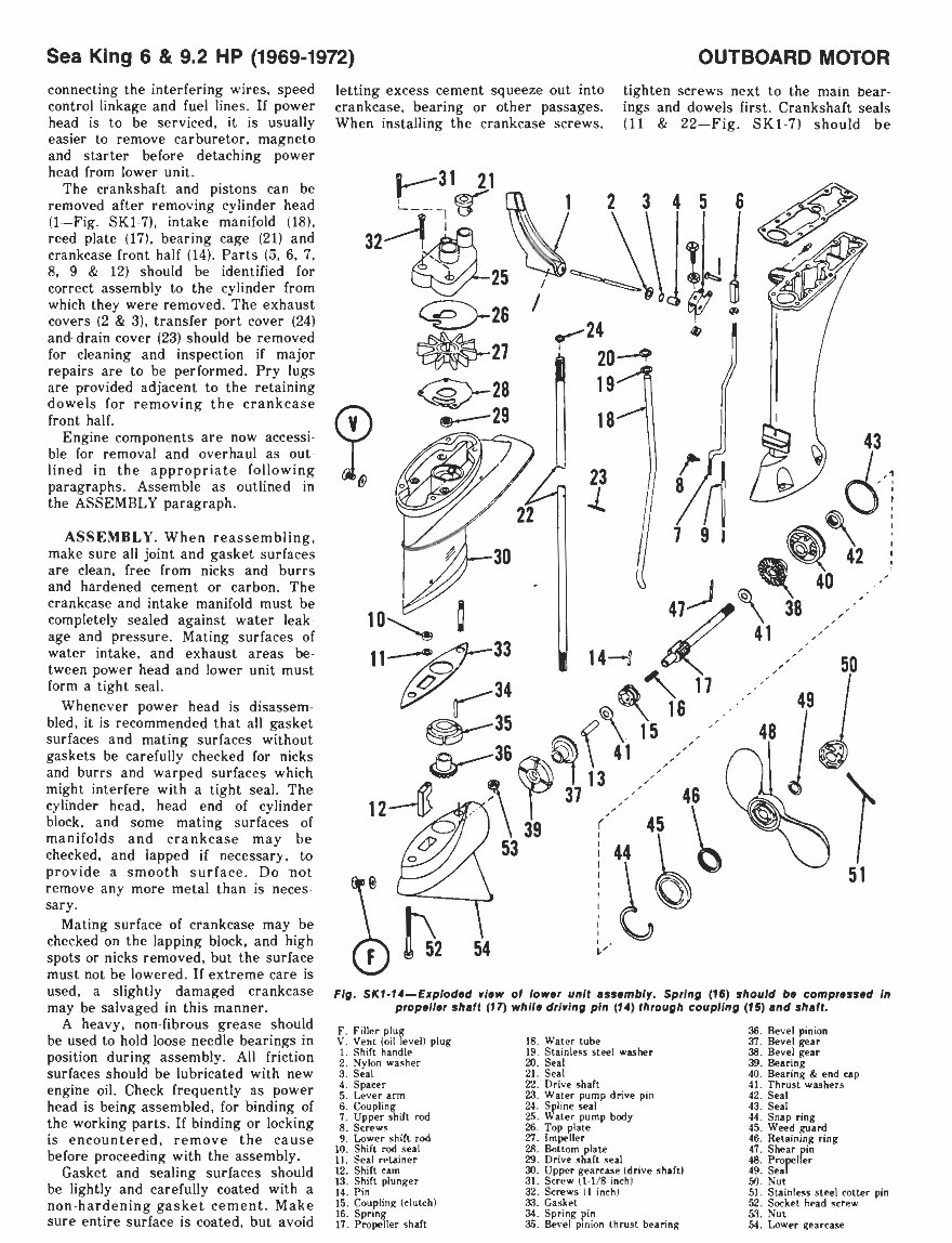 1970-1984 Sea King 3.5HP to 55 HP Outboard Service & Repair Manual preview img 9