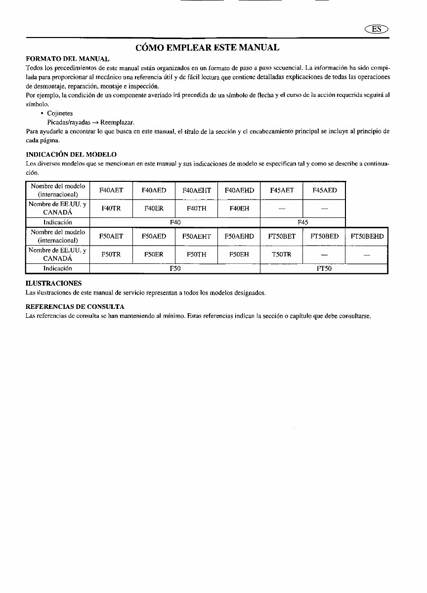 1999-2000 Yamaha F40 F45 F50 4-Stroke Outboard Repair Manual preview img 7