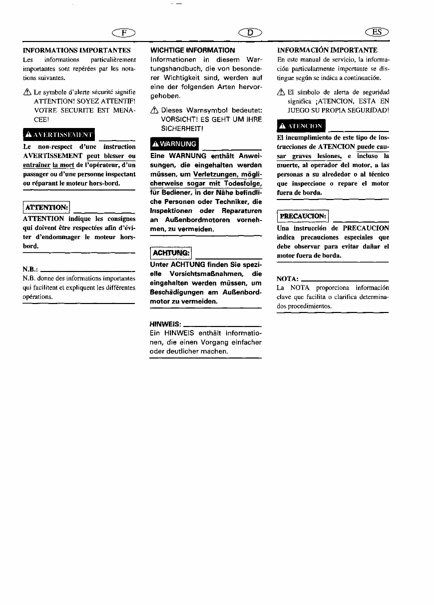 1999-2000 Yamaha F40 F45 F50 4-Stroke Outboard Repair Manual preview img 9