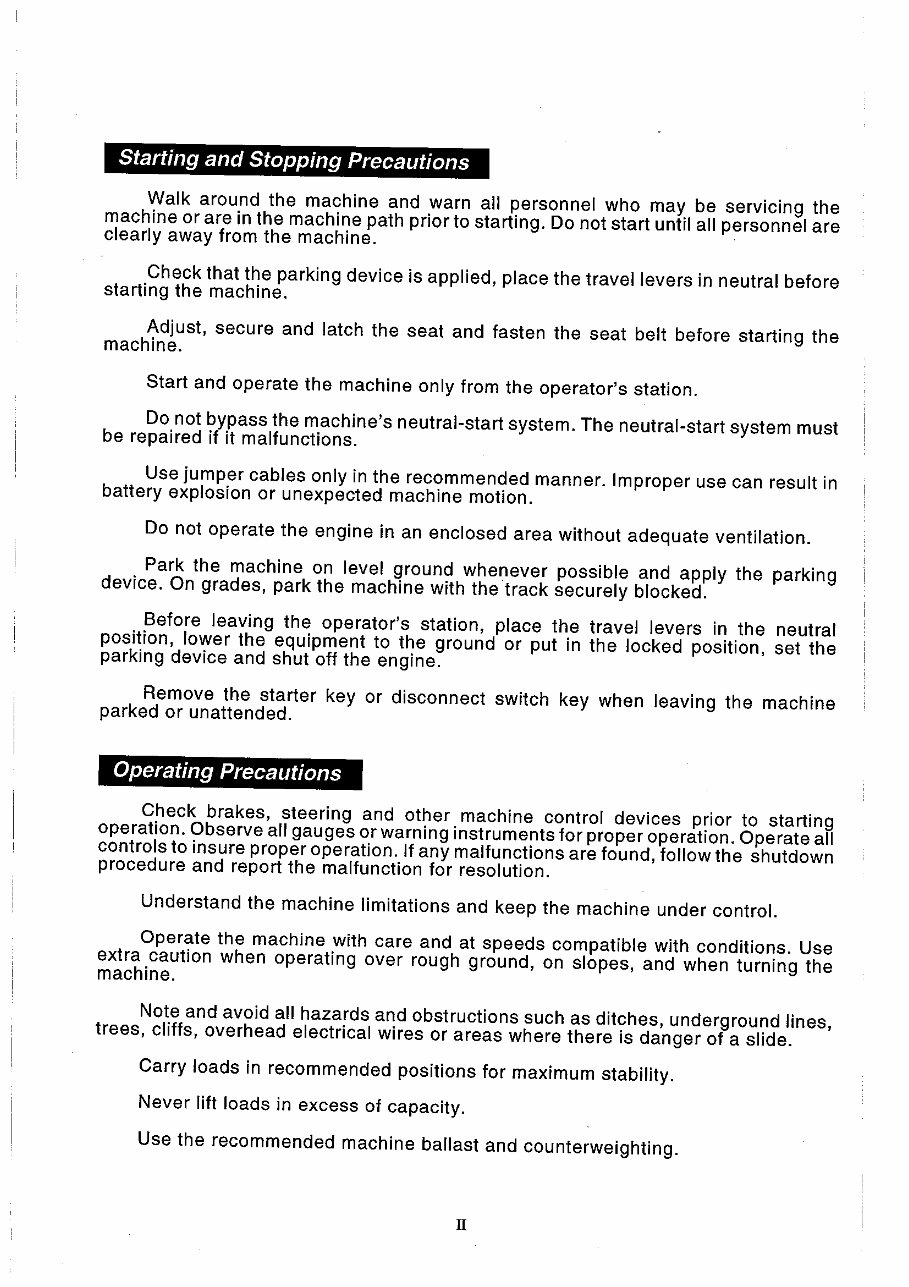 Takeuchi TL26 operators manual preview img 4