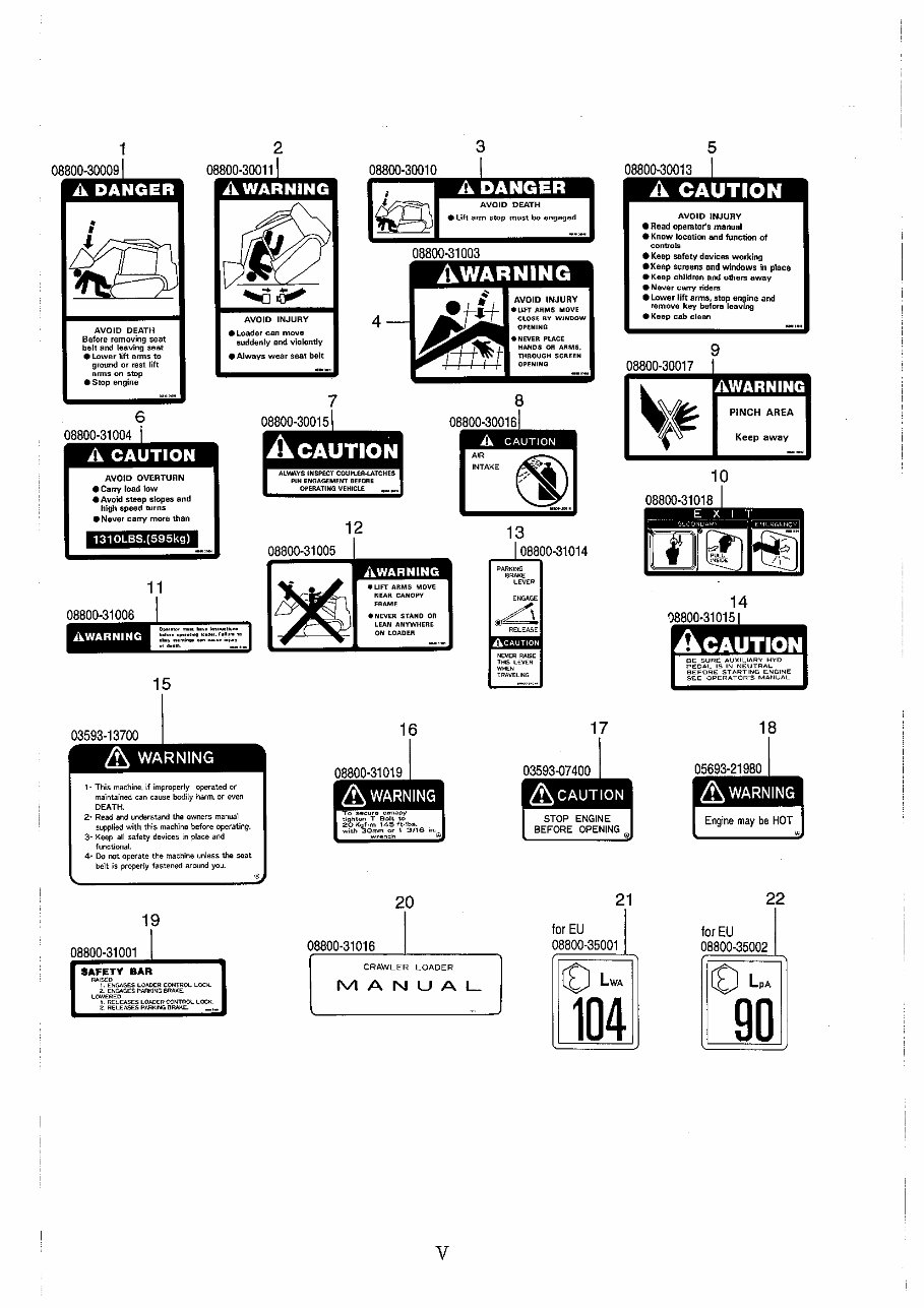 Takeuchi TL26 operators manual preview img 7