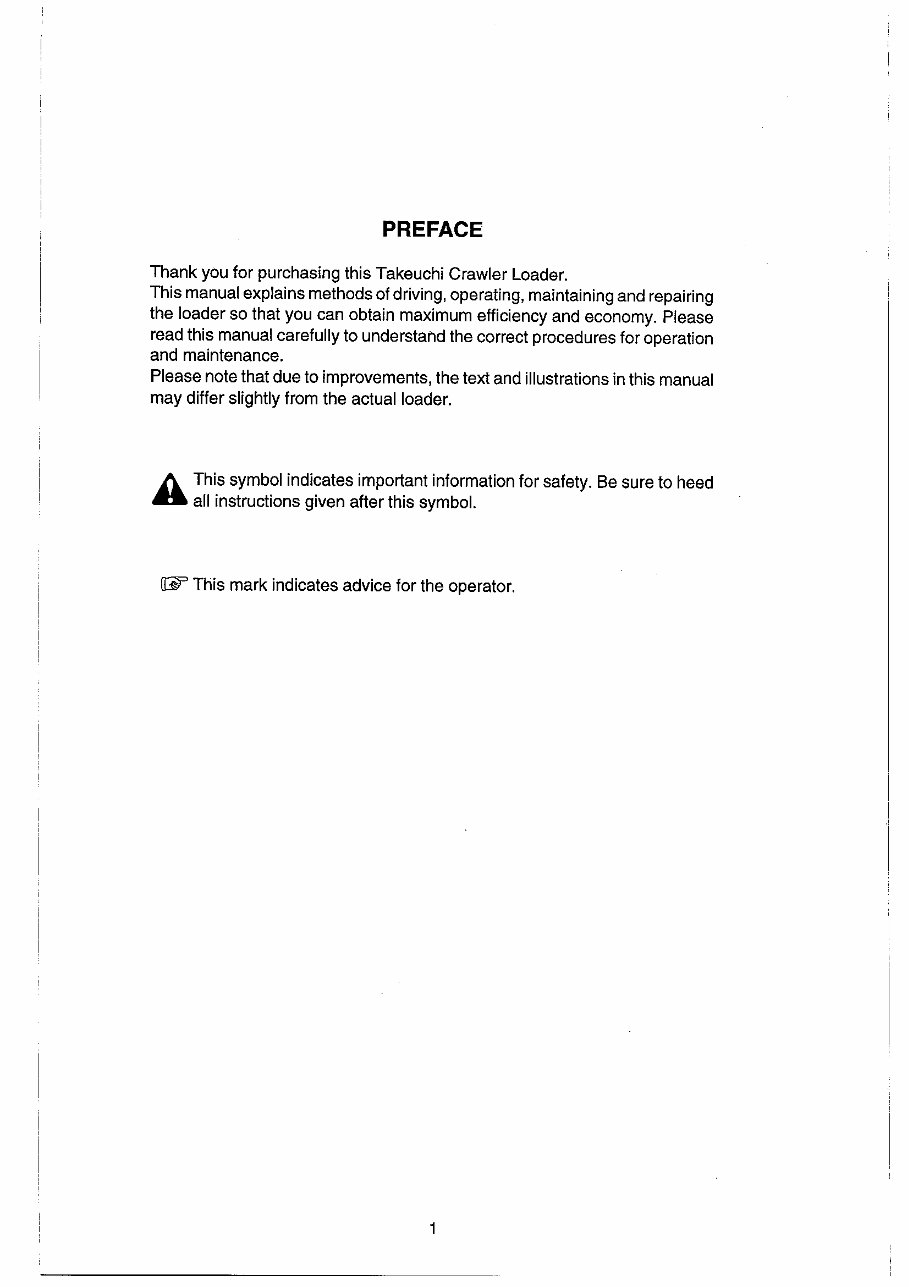 Takeuchi TL26 operators manual preview img 9