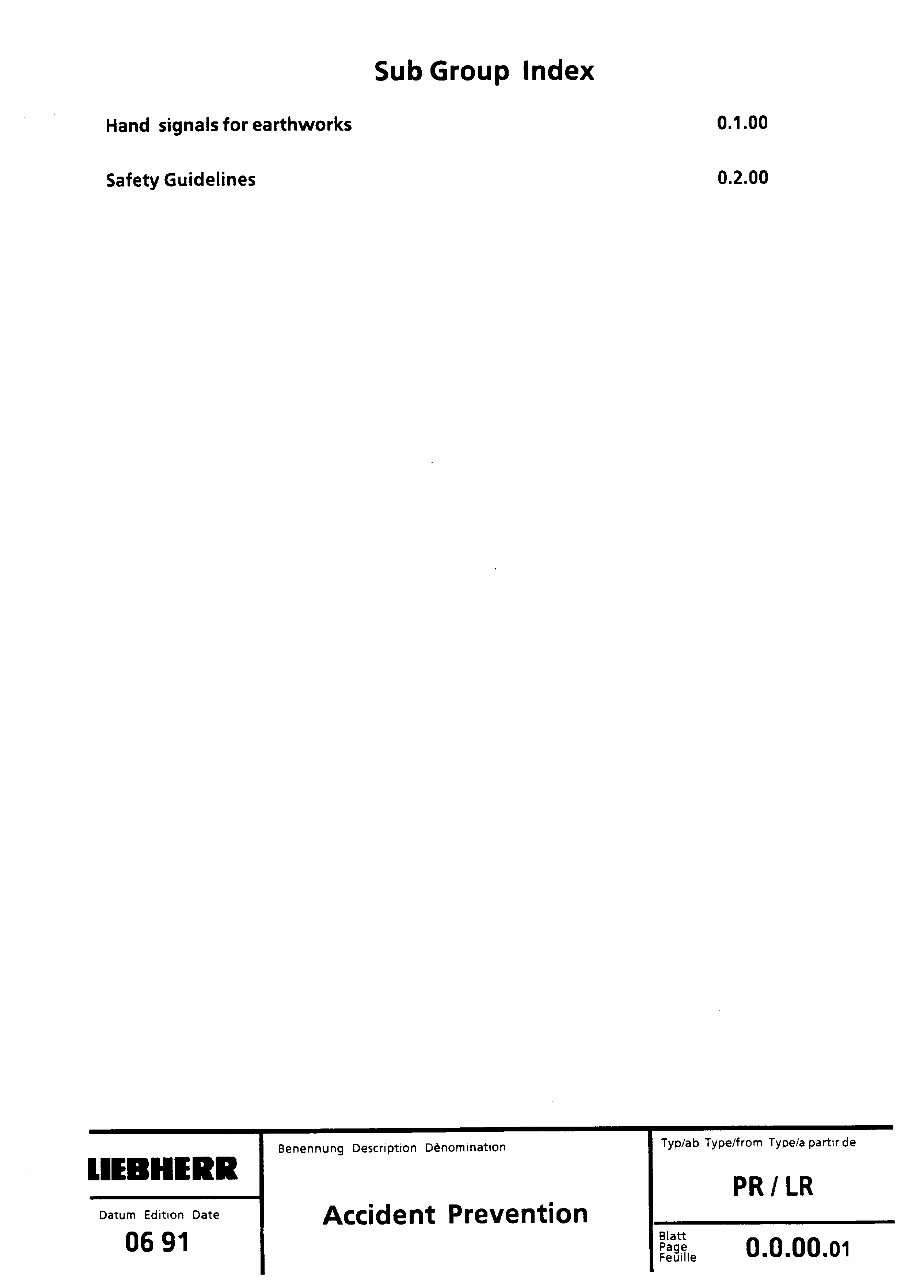 Liebherr LR611 621 631 641 Crawler Loaders Full Service & Repair Manual preview img 7