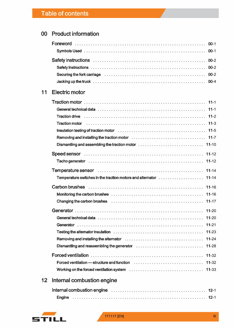 Still Diesel Fork Truck R70-60 R70-70, R70-80 Series: R7044, R7045, R7046 Service Repair Workshop Manual preview img 5