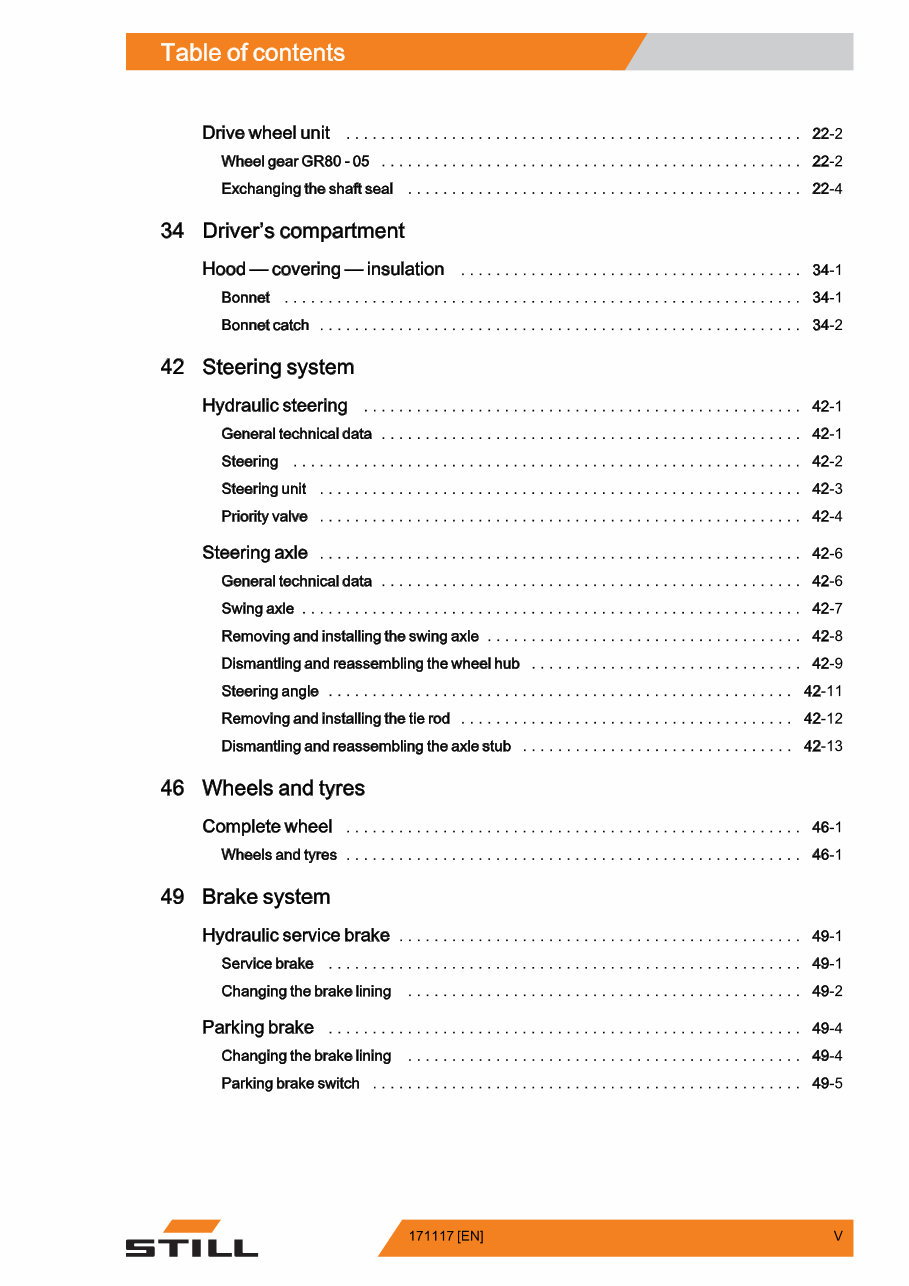 Still Diesel Fork Truck R70-60 R70-70, R70-80 Series: R7044, R7045, R7046 Service Repair Workshop Manual preview img 7