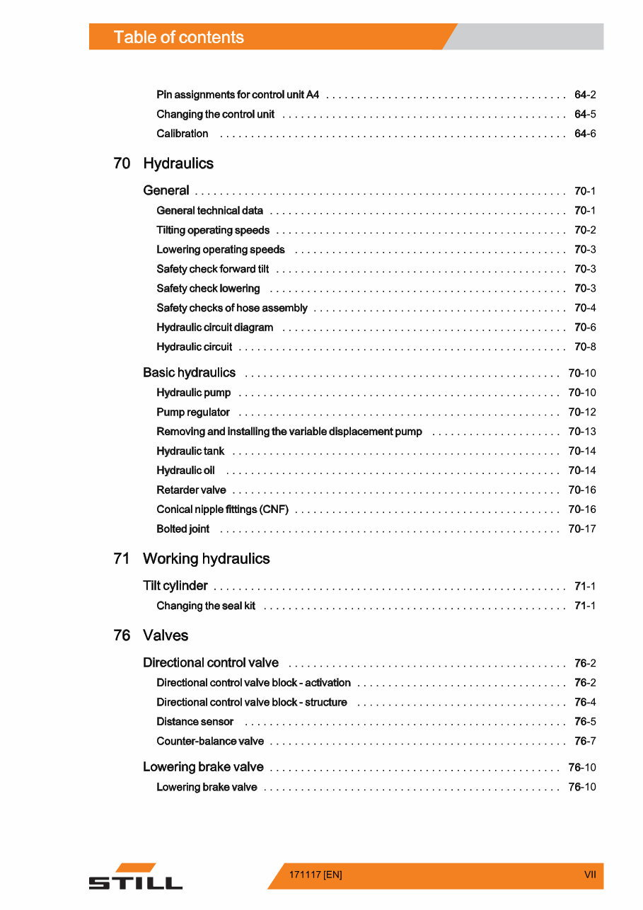 Still Diesel Fork Truck R70-60 R70-70, R70-80 Series: R7044, R7045, R7046 Service Repair Workshop Manual preview img 9