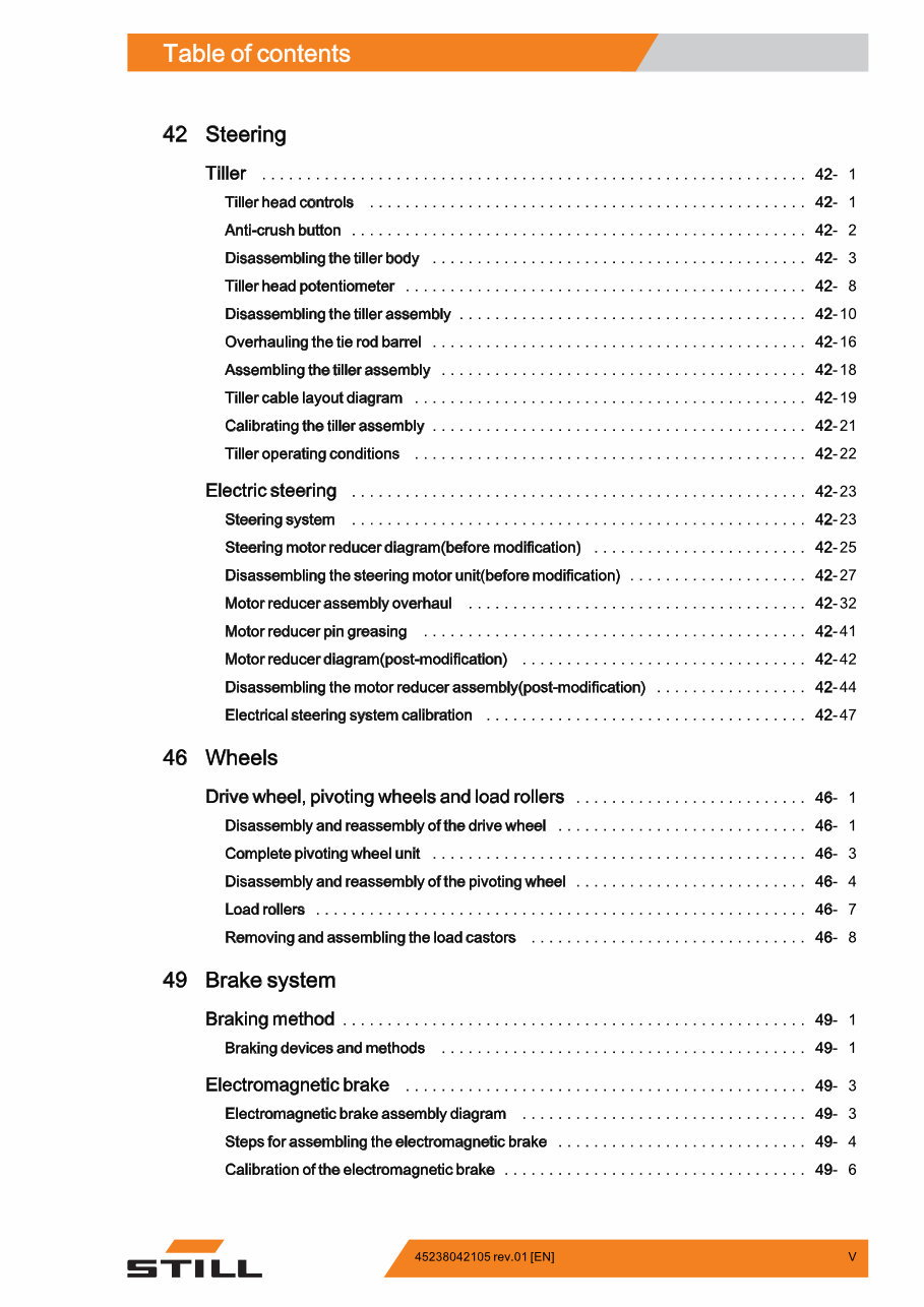 Still EGV-S (0220 ,0222) & EGV-S LB(0229,0230) Electric Pallet Truck Forklift Service Repair Workshop Manual preview img 7