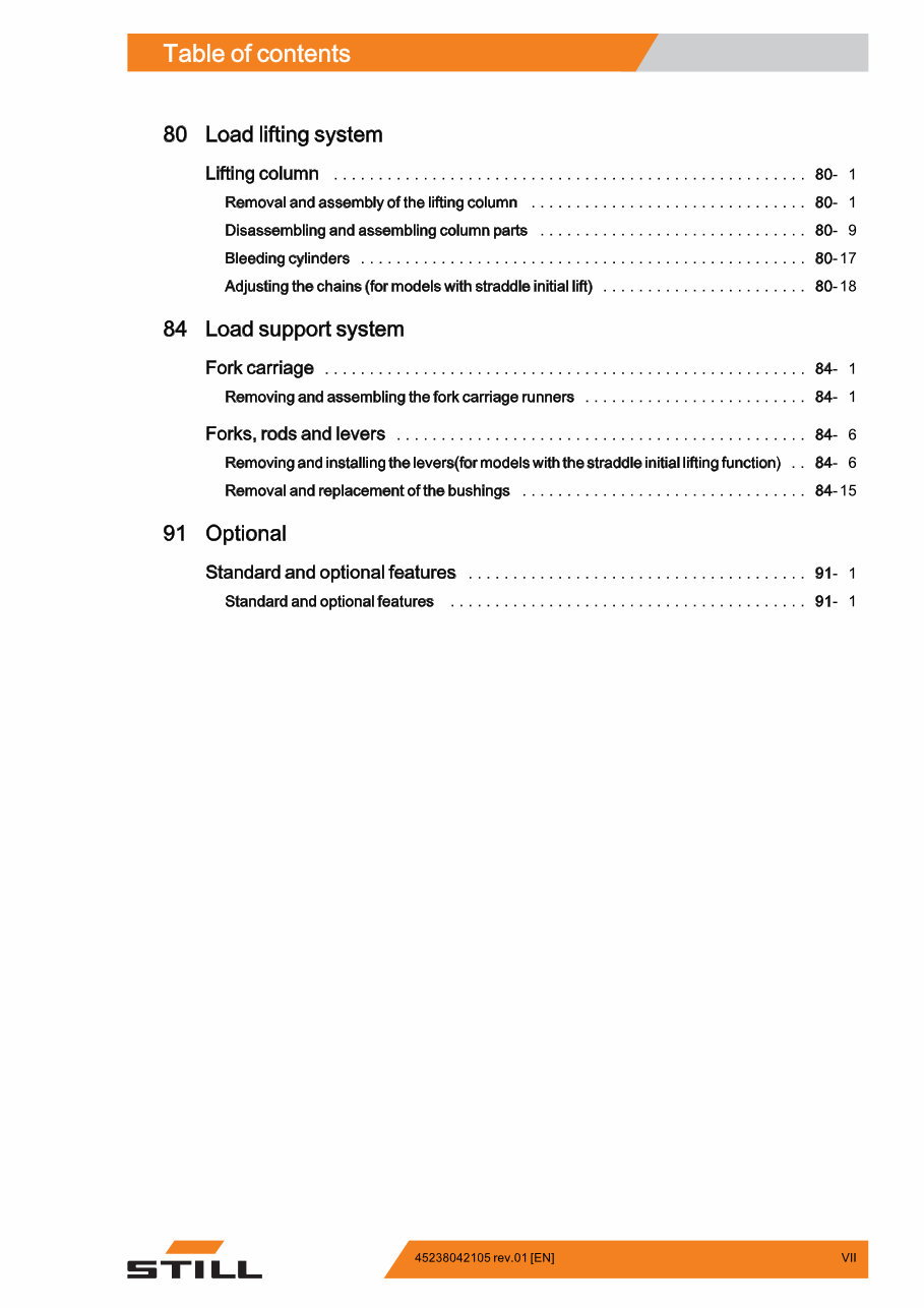 Still EGV-S (0220 ,0222) & EGV-S LB(0229,0230) Electric Pallet Truck Forklift Service Repair Workshop Manual preview img 9
