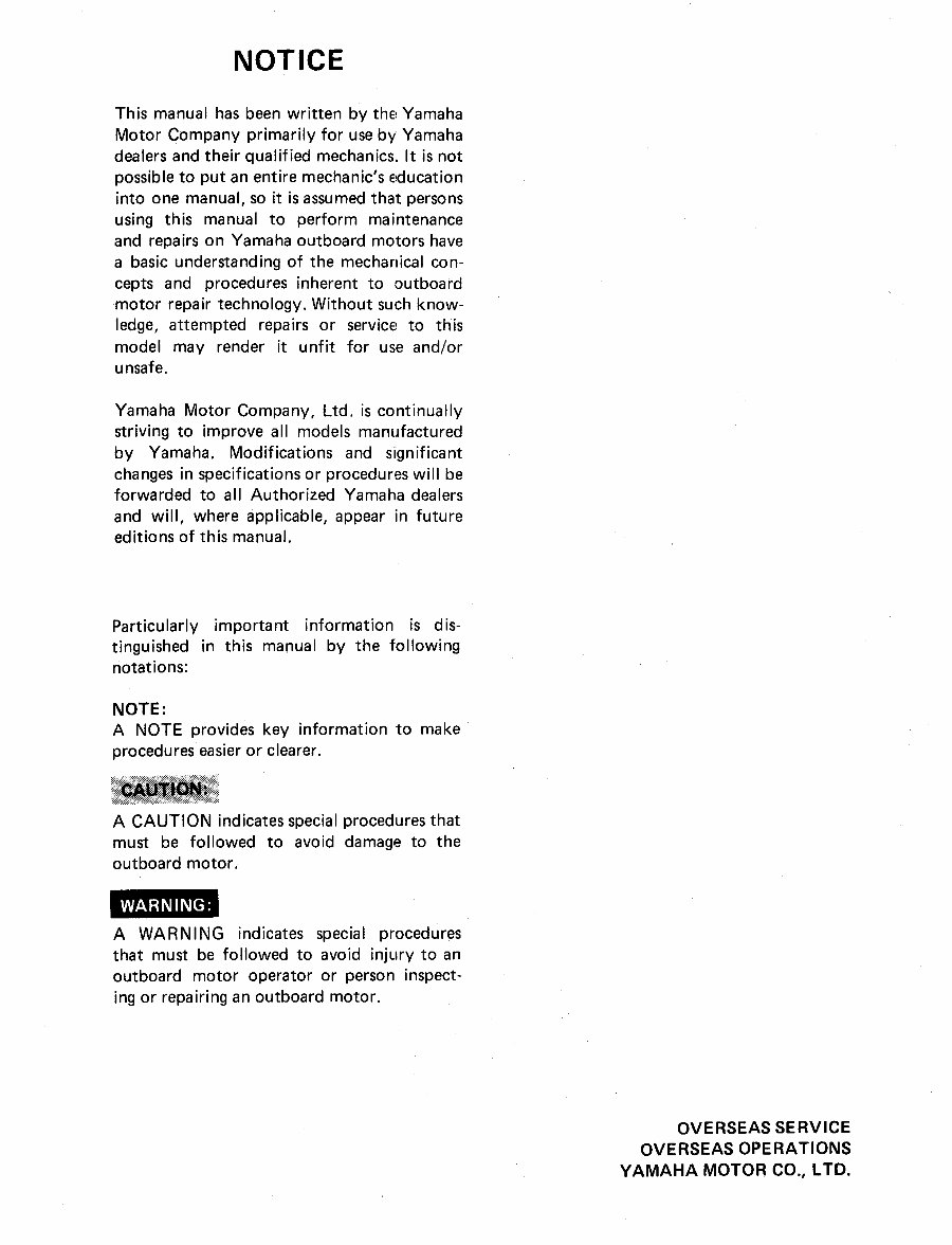 1984-1993 Yamaha 6HP-8HP 2-Stroke Outboard Repair Manual preview img 3