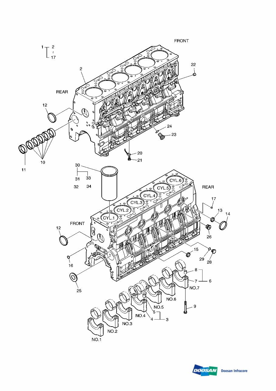 DAEWOO DOOSAN DX180LC (DIEU EXP) Crawler Excavator Service Parts Catalogue Manual preview img 1
