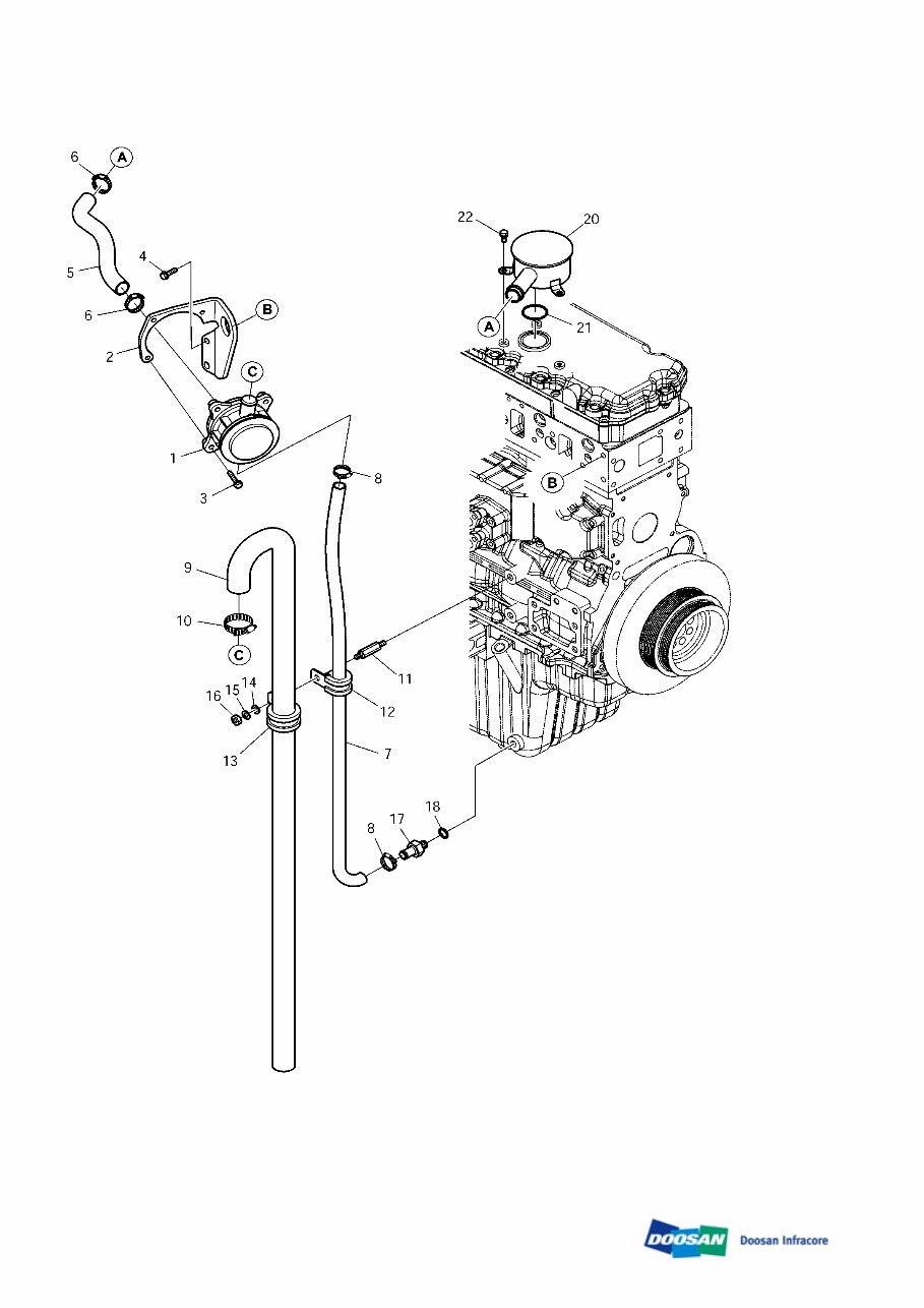 DAEWOO DOOSAN DX180LC (DIEU EXP) Crawler Excavator Service Parts Catalogue Manual preview img 9