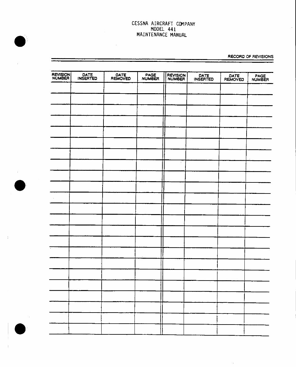 Cessna 441 Maintenance manual D2518-15-13 mm preview img 7