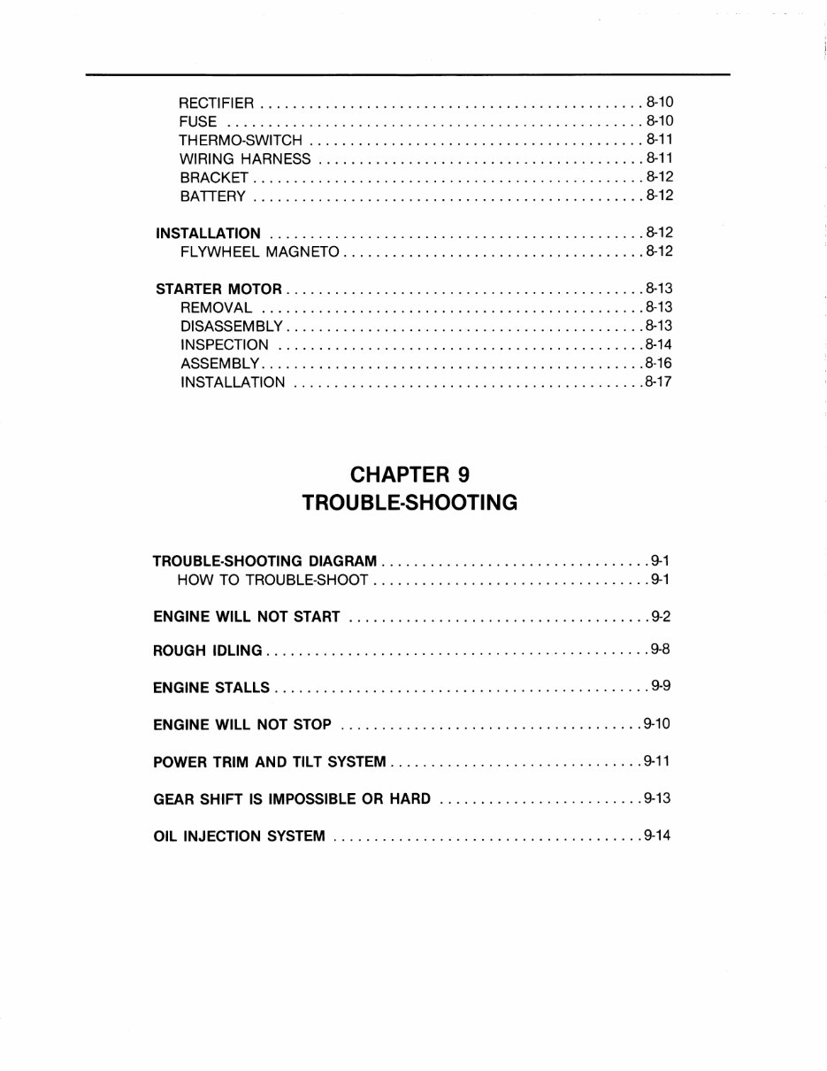 1995 Yamaha CV85E Outboard OEM Service & Repair Manual preview img 10