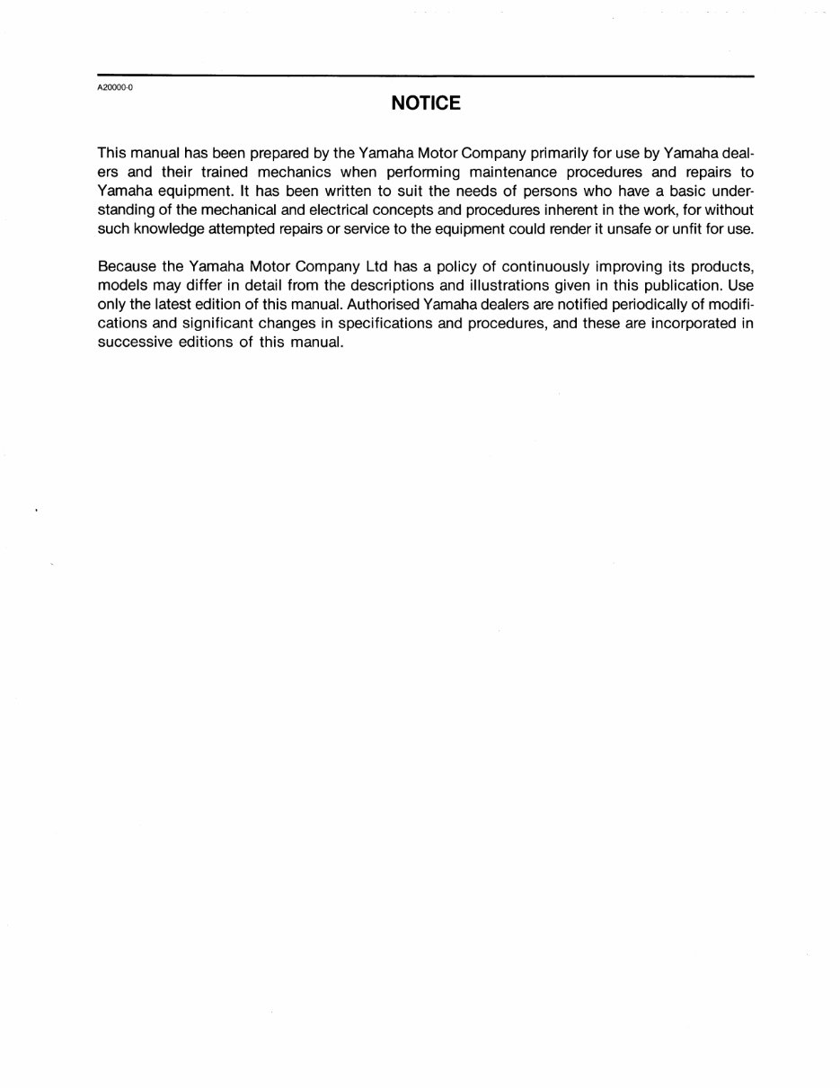 1995 Yamaha CV85E Outboard OEM Service & Repair Manual preview img 3