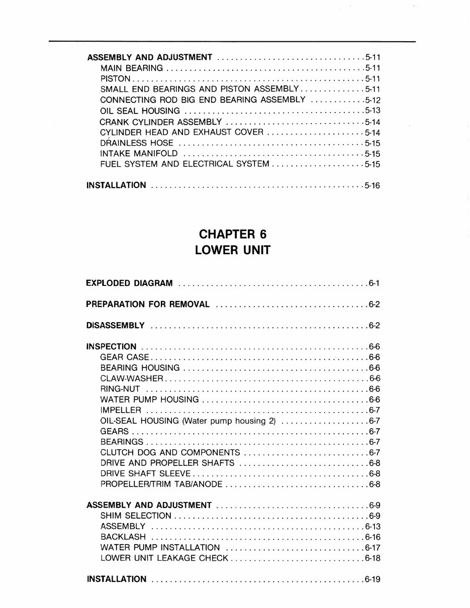 1995 Yamaha CV85E Outboard OEM Service & Repair Manual preview img 8
