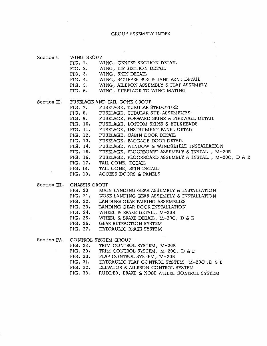 Mooney M20 B C D E IPC parts manual 1961 - 1964 preview img 5