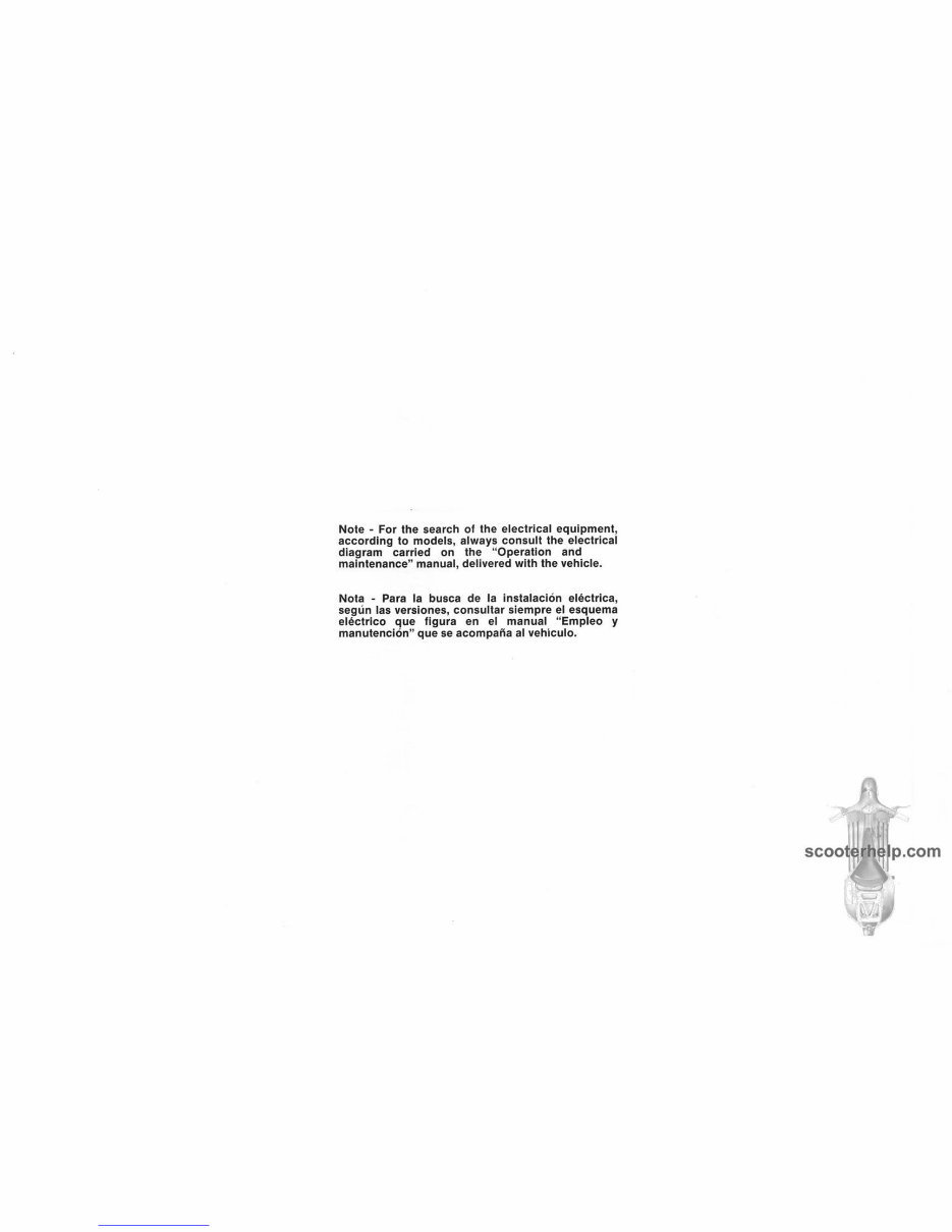 Piaggio Vespa PKP50S 80S 100S 110S 125 125S Workshop Manual preview img 8