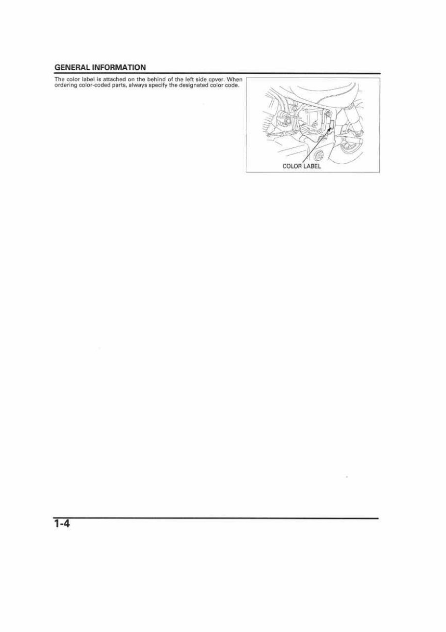 2003 Honda Shadow Aero VT750 Workshop Manual preview img 7